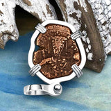 Byzantine Bronze Tetarteron Coin Circa 1092 - Lord Guard and Protect – Sterling Silver Pendant