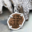 Byzantine Bronze Tetarteron Coin Circa 1092 - Lord Guard and Protect – Sterling Silver Pendant