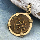 Biblical Widow's Mite 14K Gold Pendant