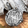 1740 Pirate Era Spanish 2 Reale "Piece of Eight" Sterling Silver TORTUGA COLLECTION Pendant