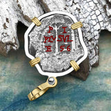 1656 Consolacion Shipwreck Pirate Era Spanish 1 Reale Piece of Eight 14K Gold & Sterling Silver Pendant