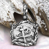 1752 Pirate Era Spanish 1 Reale "Piece of Eight" Sterling Silver TORTUGA COLLECTION Pendant