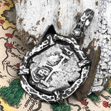 1747 Pirate Era Spanish 2 Reale "Piece of Eight" Sterling Silver TORTUGA COLLECTION Pendant