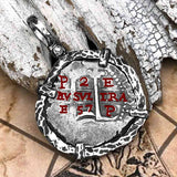 1757 Pirate Era Spanish 2 Reale "Piece of Eight" Sterling Silver TORTUGA COLLECTION Pendant