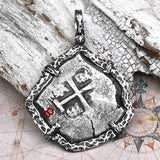 Pirate Era 1745 Spanish 8 Reale "Piece of Eight" Sterling Silver TORTUGA COLLECTION Pendant