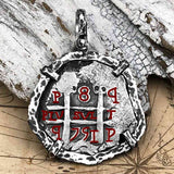 Pirate Era 1751 Spanish 8 Reale "Piece of Eight" Sterling Silver TORTUGA COLLECTION Pendant