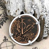 VOC - Dutch East India Company Shipwreck 1790 LARGE 2 Duit Sterling Silver Pendant
