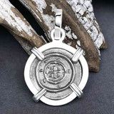 Medieval Hungary 1140 AD Cross of Faith & Perseverance Sterling Silver Pendant