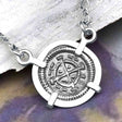Medieval Hungary 1140 AD Cross of Faith & Perseverance Sterling Silver Necklace
