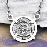 Medieval Hungary 1140 AD Cross of Faith & Perseverance Sterling Silver Necklace