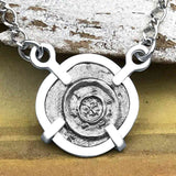 Medieval Hungary 1140 AD Cross of Faith & Perseverance Sterling Silver Necklace
