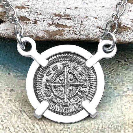 Medieval Hungary 1140 AD Cross of Faith & Perseverance Sterling Silver Necklace
