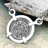 Medieval Hungary 1140 AD Cross of Faith & Perseverance Sterling Silver Necklace