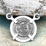 Medieval Hungary 1140 AD Cross of Faith & Perseverance Sterling Silver Necklace