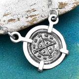 Medieval Hungary 1140 AD Cross of Faith & Perseverance Sterling Silver Necklace