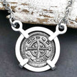 Medieval Hungary 1140 AD Cross of Faith & Perseverance Sterling Silver Necklace