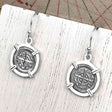 Medieval Hungary 1140 AD Cross of Faith & Perseverance Sterling Silver Earrings