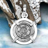Medieval Hungary 1140 AD Cross of Faith & Perseverance Sterling Silver Pendant