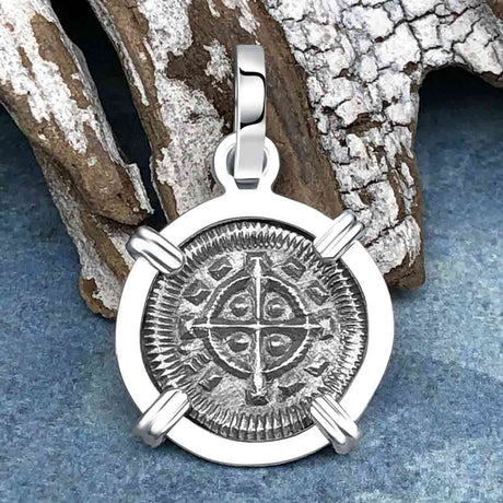 Medieval Hungary 1140 AD Cross of Faith & Perseverance Sterling Silver Pendant
