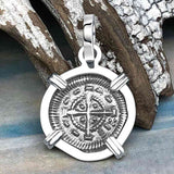 Medieval Hungary 1140 AD Cross of Faith & Perseverance Sterling Silver Pendant