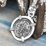 Medieval Hungary 1140 AD Cross of Faith & Perseverance Sterling Silver Pendant