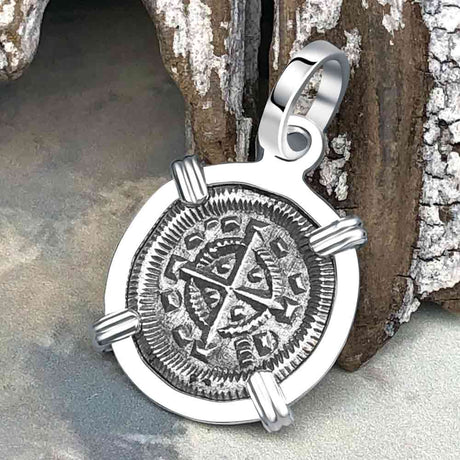 Medieval Hungary 1140 AD Cross of Faith & Perseverance Sterling Silver Pendant