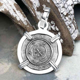 Medieval Hungary 1140 AD Cross of Faith & Perseverance Sterling Silver Pendant