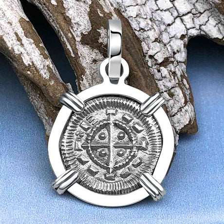 Medieval Hungary 1140 AD Cross of Faith & Perseverance Sterling Silver Pendant