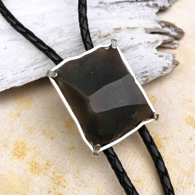 Queen Shipwreck 1790s British East India Company Brown Bess Musket Flint Sterling Silver Bolo Tie