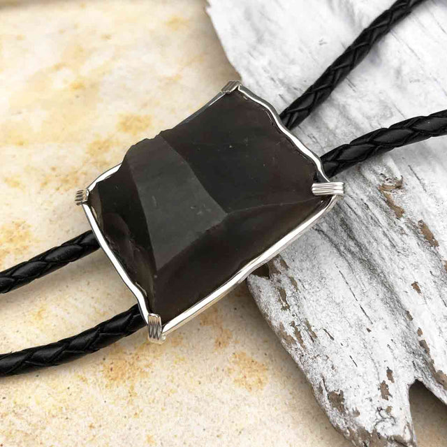 Queen Shipwreck 1790s British East India Company Brown Bess Musket Flint Sterling Silver Bolo Tie