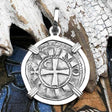 Templar Knights Era Antioch Crusader Medieval Silver Denier Helmet Head Coin of the Crusades Sterling Silver Pendant