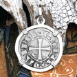 Templar Knights Era Antioch Crusader Medieval Silver Denier Helmet Head Coin of the Crusades Sterling Silver Pendant