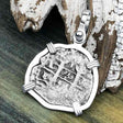 1656 Consolacion Shipwreck Pirate Era Spanish 1 Reale Piece of Eight Sterling Silver Pendant