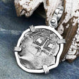 1656 Consolacion Shipwreck Pirate Era Spanish 1 Reale Piece of Eight Sterling Silver Pendant