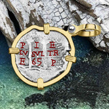 1665 Consolacion Shipwreck Pirate Era Spanish 1 Reale Piece of Eight 14K Gold Pendant