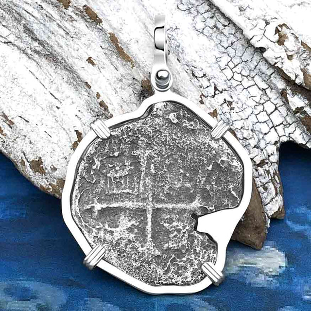 Sao Jose 4 Reale Pirate Era Shipwreck Coin Sterling Silver Pendant