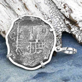 Sao Jose 8 Reale Pirate Era Shipwreck Coin Sterling Silver Pendant