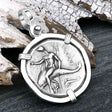 Ancient Greek Dolphin Rider “Boy on the Dolphin” Silver Nomos Sterling Silver Pendant