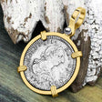El Cazador Shipwreck 1783 1 Reale Piece of 8 14K Gold Pendant 