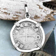 Templar Knights Era Antioch Crusader Medieval Silver Denier Helmet Head Coin of the Crusades Sterling Silver Pendant