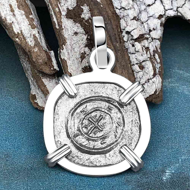 Medieval Hungary 1140 AD Cross of Faith & Perseverance Sterling Silver Pendant