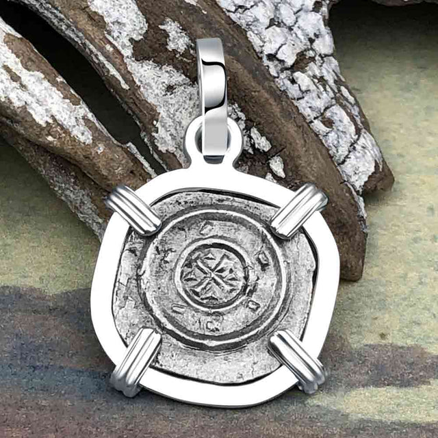 Medieval Hungary 1140 AD Cross of Faith & Perseverance Sterling Silver Pendant