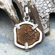 Biblical Widow's Mite Sterling Silver Pendant