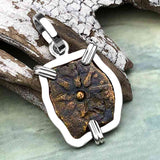 Biblical Widow's Mite Sterling Silver Pendant