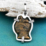 Biblical Widow's Mite Sterling Silver Pendant