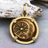 Biblical Widow's Mite 14K Gold Pendant