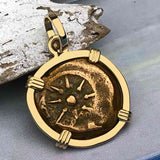 Biblical Widow's Mite 14K Gold Pendant