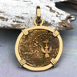 Biblical Widow's Mite 14K Gold Pendant