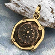 Biblical Widow's Mite 14K Gold Pendant
