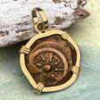 Biblical Widow's Mite 14K Gold Pendant